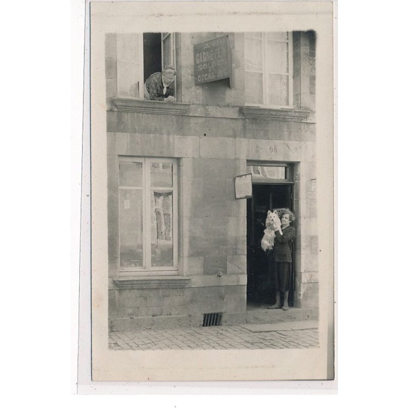 MAUBERT FONTAINE - CARTE PHOTO - """"Au Gagne-Petit"""" - très bon état