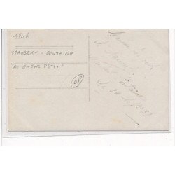 MAUBERT FONTAINE - CARTE PHOTO - """"Au Gagne-Petit"""" - très bon état