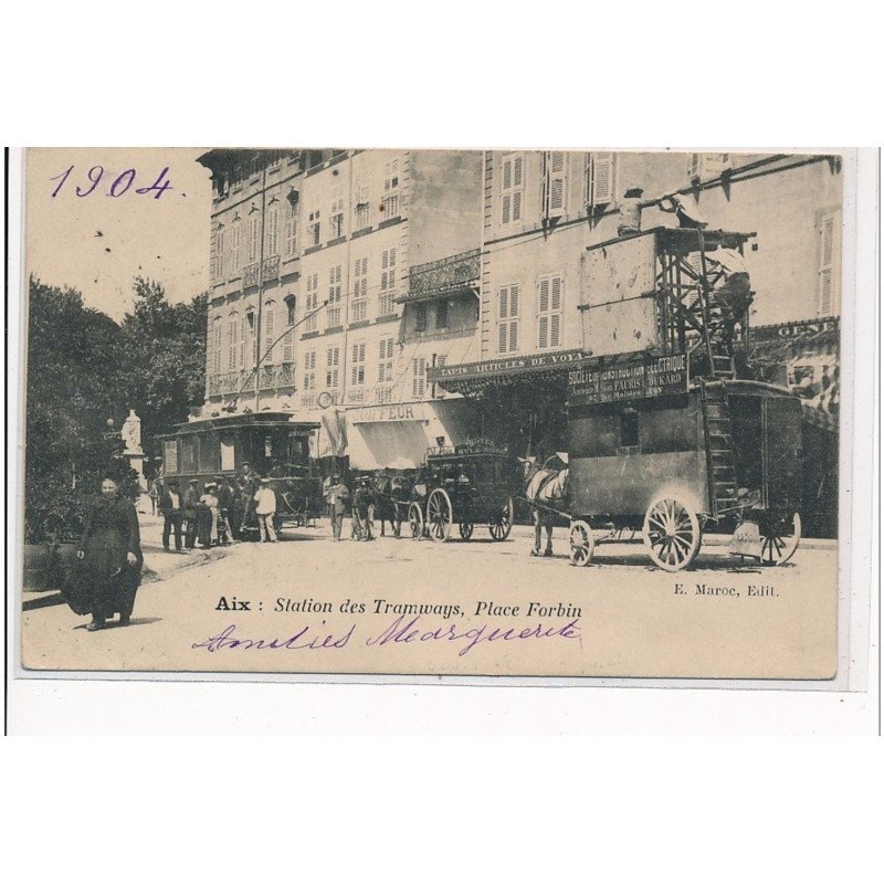 AIX - Station des Tramways, place Forbin - très bon état