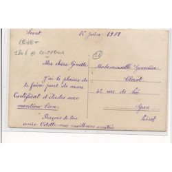 LEVET - CARTE PHOTO - COIFFEUR - très bon état