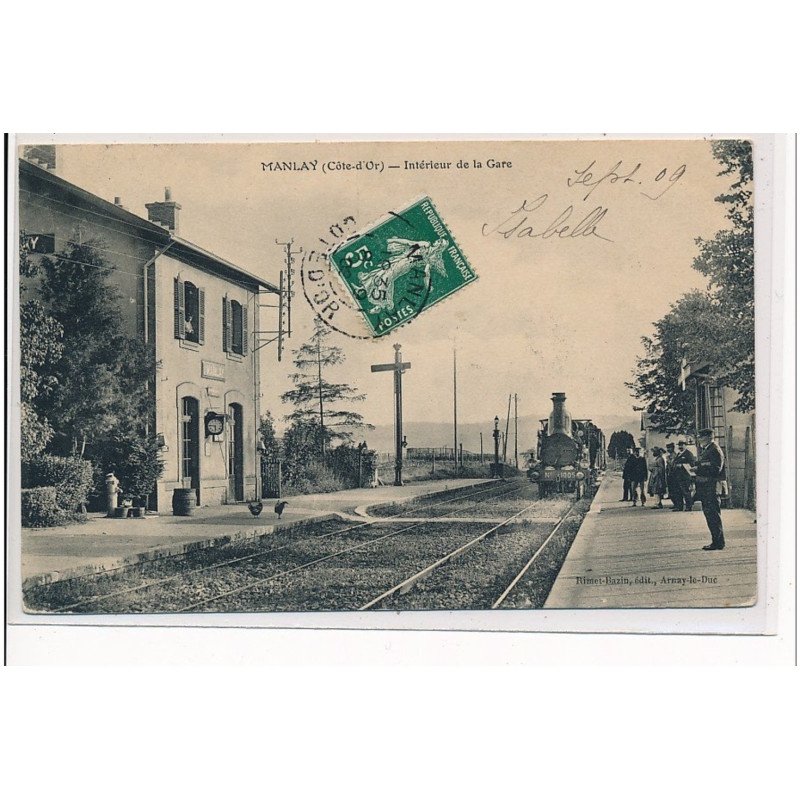 MANLAY - Intérieur de la gare - très bon état