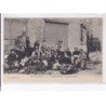 LA LOUVESC: groupe d'habitants, préparatifs de fête - très bon état