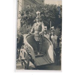 VERNON - CARTE PHOTO - KERMESSE 1907 - CHAR ROMAIN - très bon état