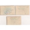 HARDENCOURT - Lot de 3 CARTES PHOTOS - Maison des Reverdy 1928 - très bon état