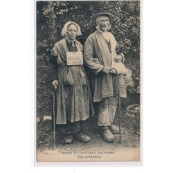 MOEURS  COUTUMES BRETONNES - Types de Mendiants - AVEUGLE - très bon état