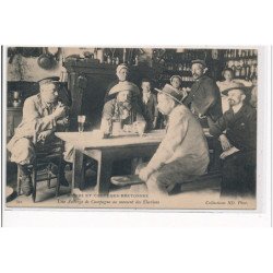 MOEURS ET COUTUMES BRETONNES - Une auberge de campagne au moment des élections - très bon état