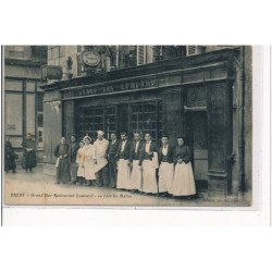 BREST - Grand Bar Restaurant Lombard - en face, les Halles - très bon état