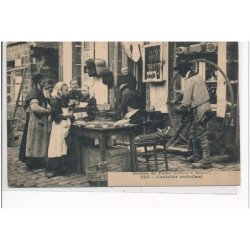 FINISTERE - TYPES BRETONS - Scène de Foire - Coutelier ambulant - très bon état
