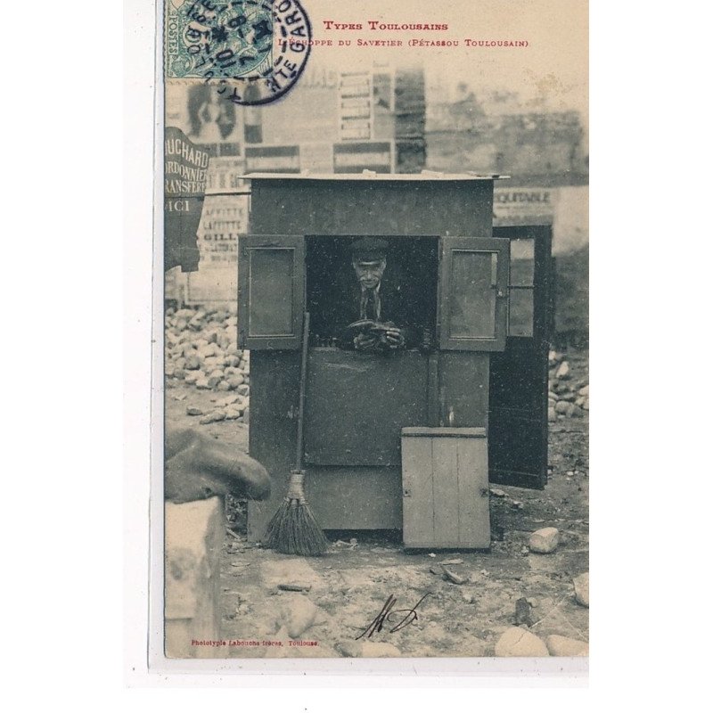 TOULOUSE - Types Toulousains - L'échoppe du savetier (Pétassou toulousain) - état