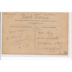 TOULOUSE - CARTE PHOTO - Café Comptoir - très bon état