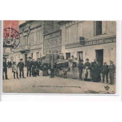 LIBOURNE - Un groupe de vendangeurs - très bon état