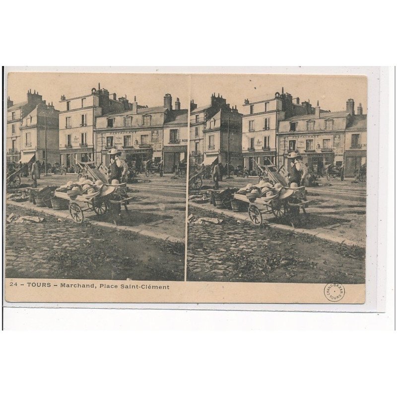 TOURS - Marchand, Place Saint Clément - très bon état