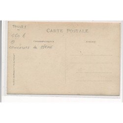 TOURS - CARTE PHOTO - CONCOURS DE PECHE - très bon état