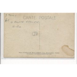 Environs de TOURS - CARTE PHOTO - CYCLISME - VELO - très bon état