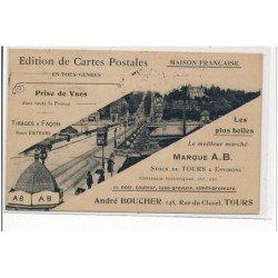 TOURS - André Boucher, édition de Cartes Postales - très bon état