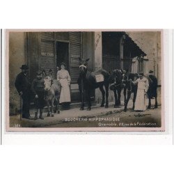 GRENOBLE - Boucherie Hippophagique Blain - CHEVALINE - 22, rue de la Fédération - ODDOUX, éditeur - très bon état