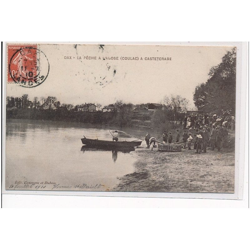 DAX - La Pêche à l'alose (coulac) à Castetcrabe - très bon état