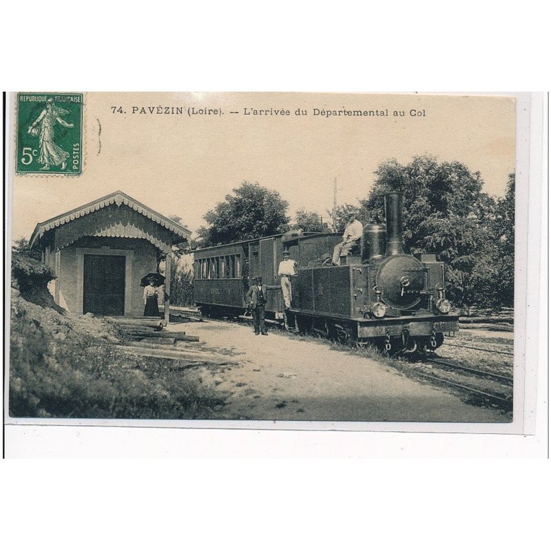 PAVEZIN - L'arrivée du Départemental au Col - très bon état