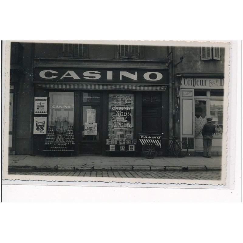 SAINT ETIENNE - CARTE PHOTO - Marché CASINO - Photo. Leponce - très bon état SAINT ETIENNE - CARTE PHOTO - Marché CASINO - Photo. Leponce - très bon état