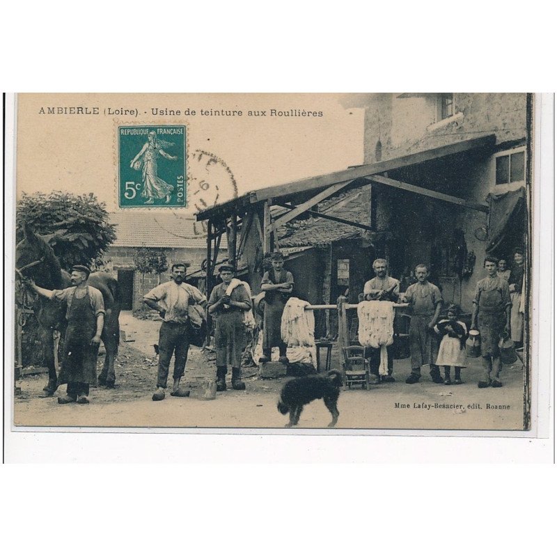 AMBIERLE - Usine de teintures aux Roullières - très bon état