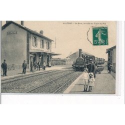 ALLEGRE - La Gare, arrivée du train du Puy - très bon état