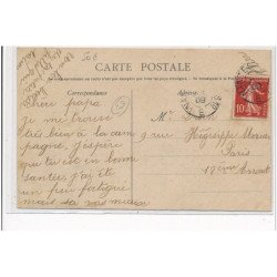 Honneur & Patrie - Sté de Préparation militaire d'INGRANDES SUR LOIRE - Vue du stand en 1909 - très bon état