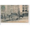 Environs de VILLEDIEU - PERCY - Un rémouleur du pays - VOITURE A CHIEN - état (traces)
