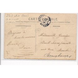 Environs de VILLEDIEU - PERCY - Un rémouleur du pays - VOITURE A CHIEN - état (traces)