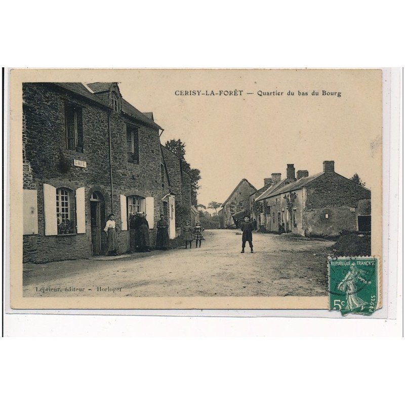 CERISY LA FORET - Quartier du bas de Bourg - très bon état