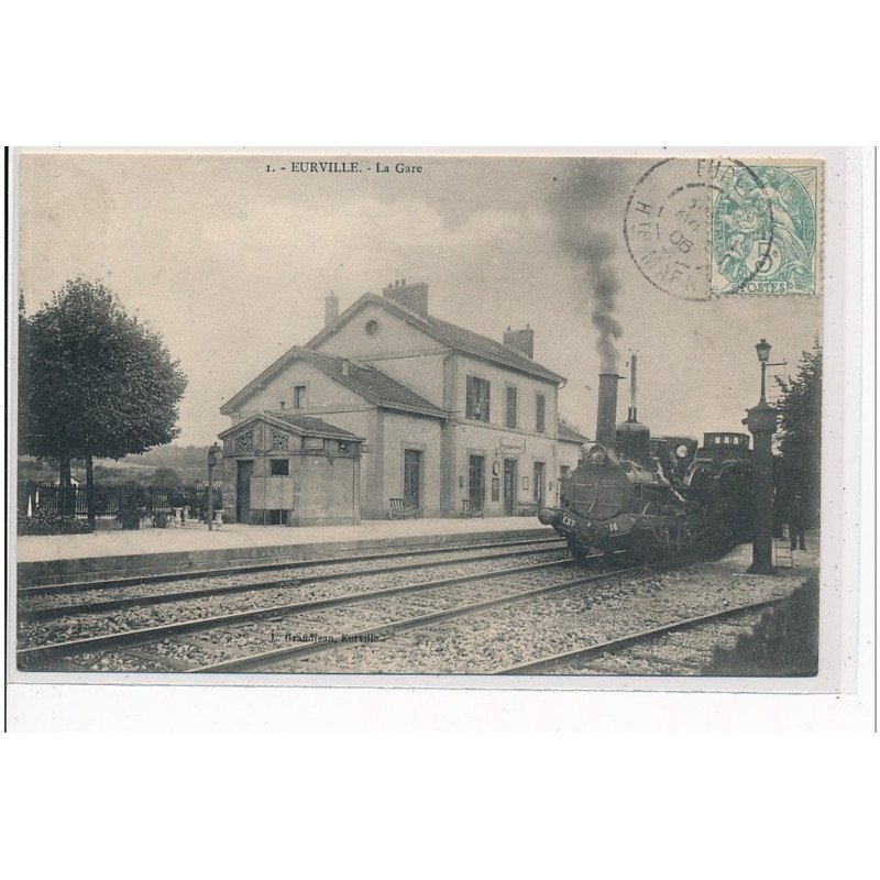 EURVILLE - La gare - très bon état