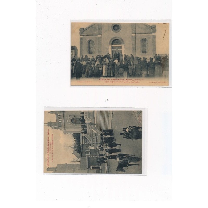 REIMS - L'Inventaire à Sainte Geneviève - 1906 - Lot de 6 CPA - très bon état REIMS - L'Inventaire à Sainte Geneviève - 1906 - Lot de 6 CPA - très bon état