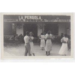 Ile de Ré : LA COUARDE : carte photo du bar dancing LA PERGOLA - vers 1920-30 - très bon état
