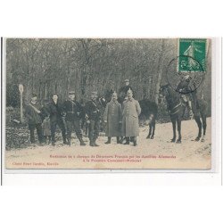 Restitution de 2 chevaux de Déserteurs Français par les Allemands à la frontière COINCOURT-MONCOURT - très bon état