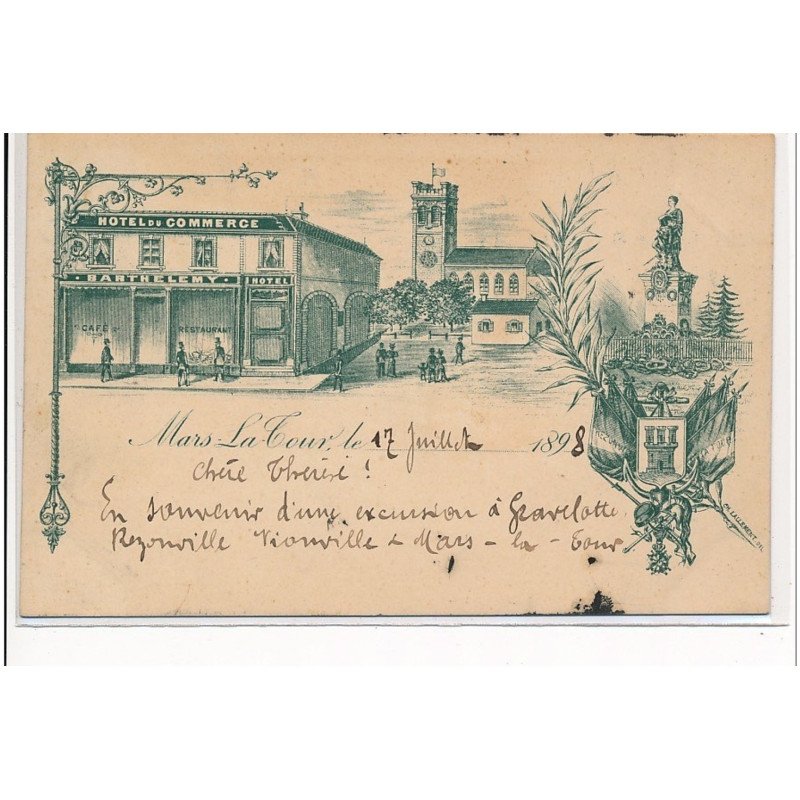 MARS LA TOUR 1898  - très bon état