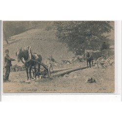 EN LORRAINE - Transport du bois  - très bon état