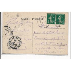 CHATILLON EN BAZOIS - Fête de l'Union Amicale des Sapeurs-Pompiers de la Nièvre, manoeuvre de la pompe - très bon état