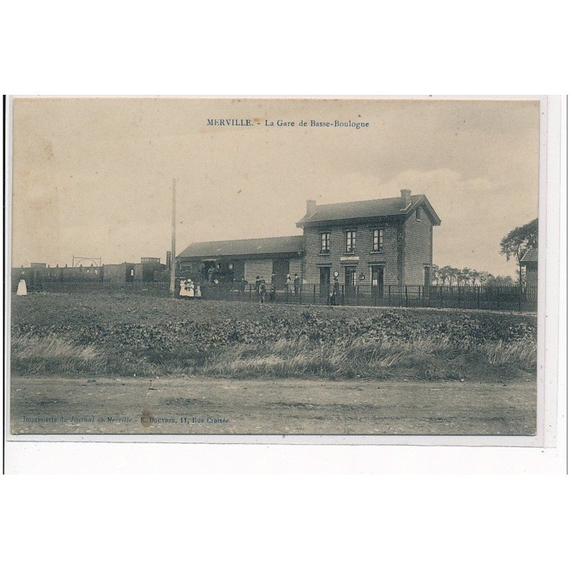 MERVILLE - La gare de Basse-Boulogne - très bon état