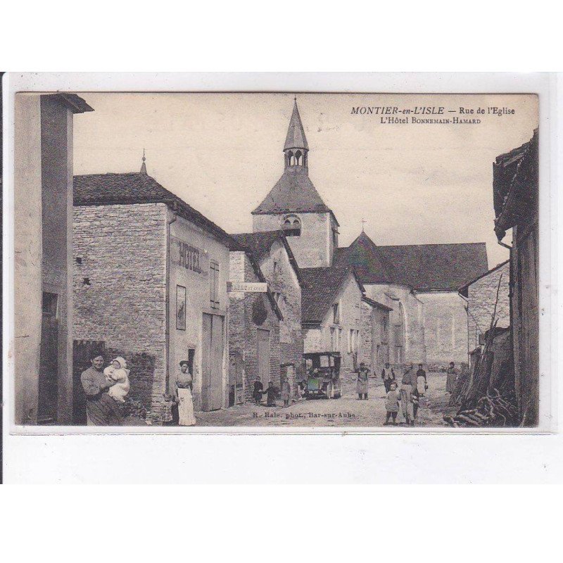 MONTIER-en-L'ISLE: rue de l'église, l'hôtel bonnemain-hamard - très bon état