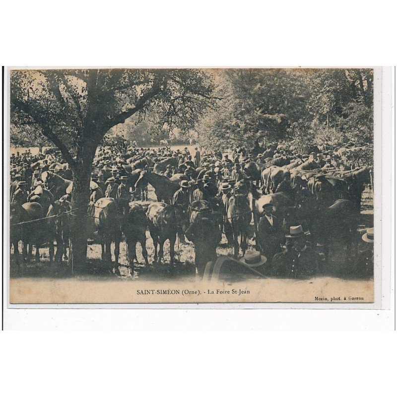 SAINT SIMEON - La foire St Jean - état (traces)