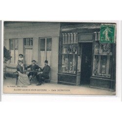SAINT GENIX SUR GUIERS - Café Héritier - Magasin de Cartes Postales - très bon état