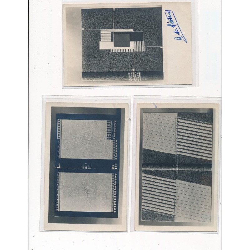 PARIS - PIERRE GAUDET DE LESTARD - """" CARTES PHOTOS - RELIURE D'ART - RELIEUR - AUTOGRAPHE - très bon état