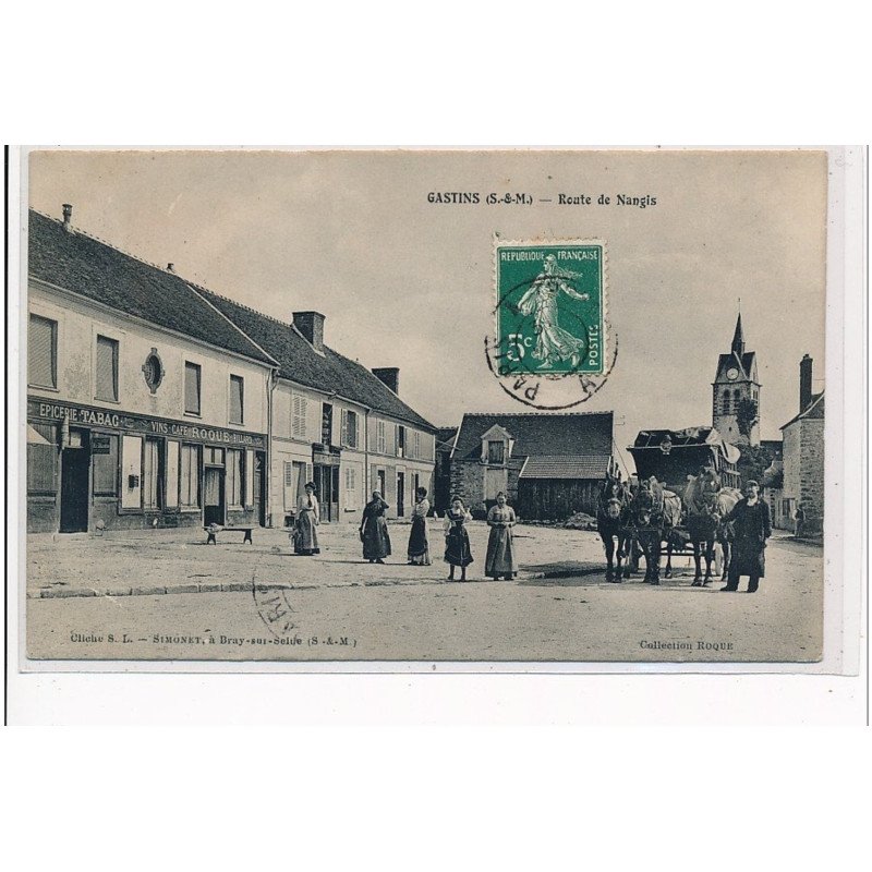GASTINS - Route de Nangis - ATTELAGE - très bon état