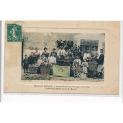 GRISY SUISNES - Maison E. Brisson - préparation des roses pour la vente - très bon état
