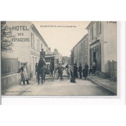 ELANCOURT - La Grande Rue - ATTELAGE - très bon état