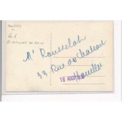 HOUILLES - CARTE PHOTO - Jeunes femmes en costumes de bain 1938 - Mr Rousselot 33, rue du Château - très bon état