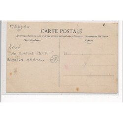 MEULAN - Maison Hulin-Bertaux - Modes, Lingerie, mercerie """"Au Gagne-Petit""""  - CARTE PHOTO - très bon état