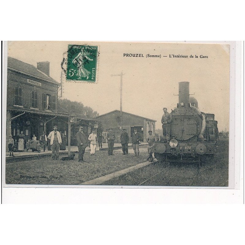 PROUZEL - L'intérieur de la Gare - très bon état