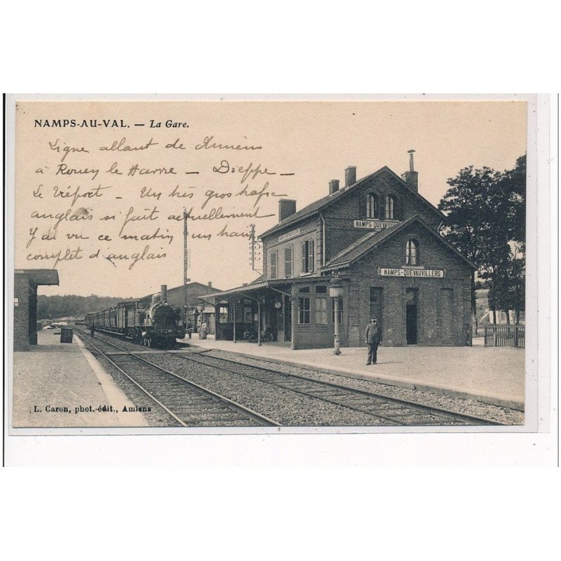 NAMPS AU VAL - La gare - très bon état