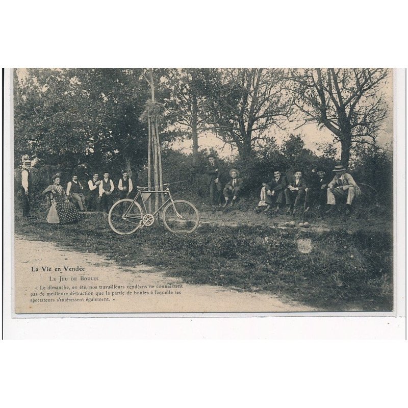 LA VIE EN VENDEE - Le Jeu de Boules - très bon état