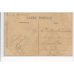 ROUSSON - La """"Sentinelle"""" en départ - POMPIERS - pompe démontable système Hureau - très bon état